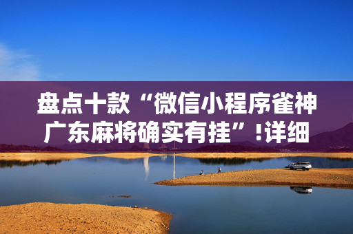 盘点十款“微信小程序雀神广东麻将确实有挂”!详细开挂教程-抖音