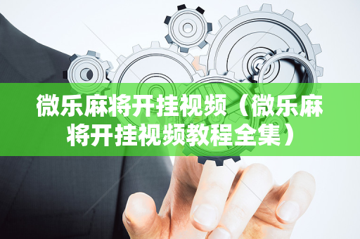 微乐麻将开挂视频（微乐麻将开挂视频教程全集）