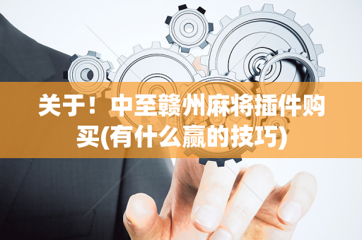 关于！中至赣州麻将插件购买(有什么赢的技巧)