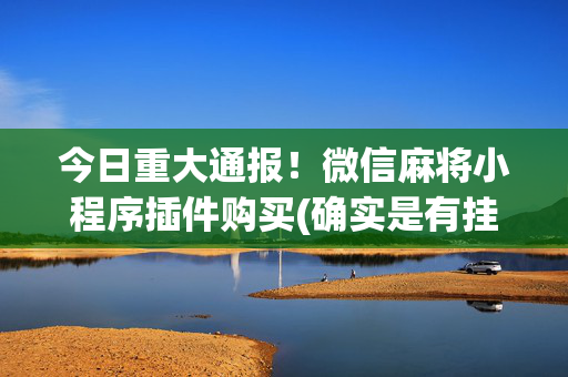 今日重大通报！微信麻将小程序插件购买(确实是有挂的)