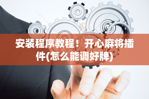 安装程序教程！开心麻将插件(怎么能调好牌)