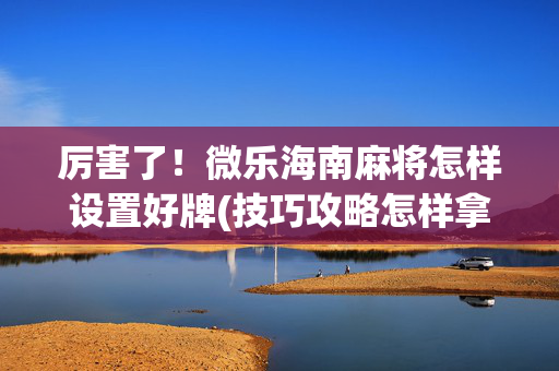 厉害了！微乐海南麻将怎样设置好牌(技巧攻略怎样拿好牌)