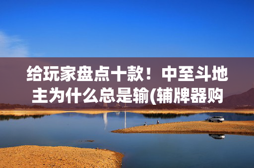 给玩家盘点十款！中至斗地主为什么总是输(辅牌器购买)