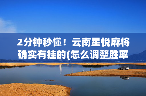 2分钟秒懂！云南星悦麻将确实有挂的(怎么调整胜率)