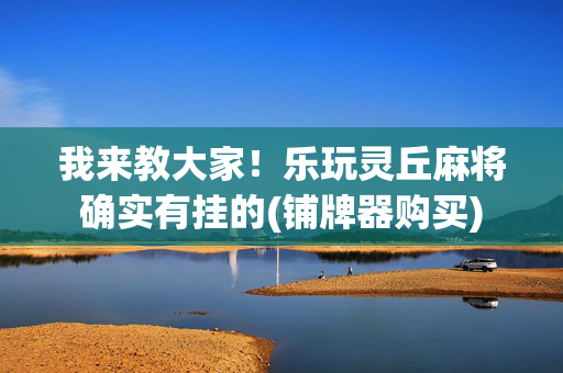我来教大家！乐玩灵丘麻将确实有挂的(铺牌器购买)