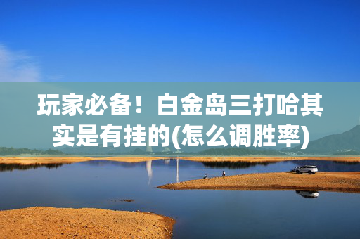 玩家必备！白金岛三打哈其实是有挂的(怎么调胜率)