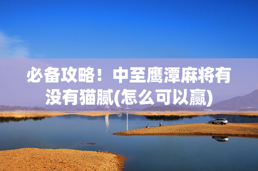 必备攻略！中至鹰潭麻将有没有猫腻(怎么可以赢)