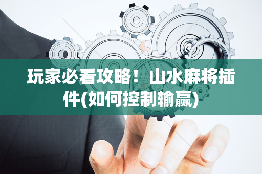 玩家必看攻略！山水麻将插件(如何控制输赢)