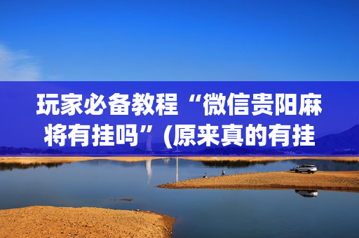 玩家必备教程“微信贵阳麻将有挂吗”(原来真的有挂)-抖音