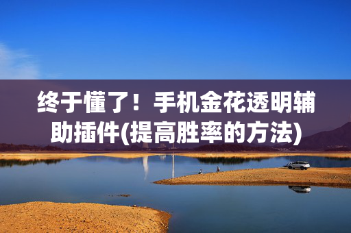 终于懂了！手机金花透明辅助插件(提高胜率的方法)