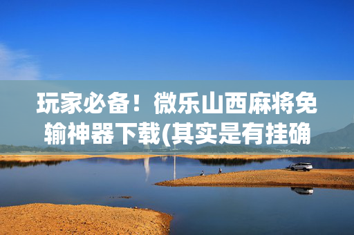 玩家必备！微乐山西麻将免输神器下载(其实是有挂确实有挂)