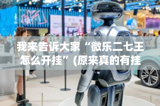 我来告诉大家“微乐二七王怎么开挂”(原来真的有挂)-抖音