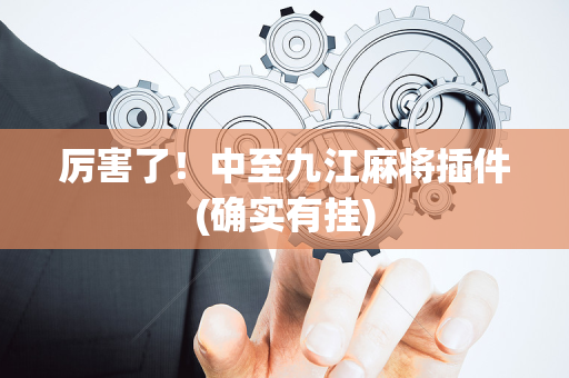 厉害了！中至九江麻将插件(确实有挂)