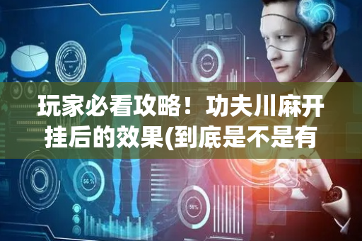 玩家必看攻略！功夫川麻开挂后的效果(到底是不是有挂)