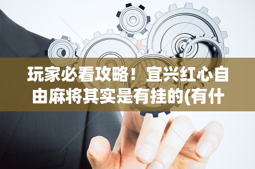 玩家必看攻略！宜兴红心自由麻将其实是有挂的(有什么赢的技巧)