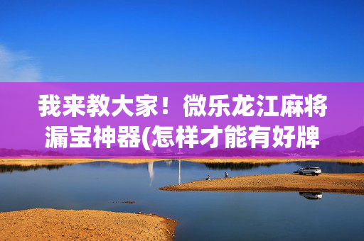 我来教大家！微乐龙江麻将漏宝神器(怎样才能有好牌)