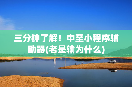 三分钟了解！中至小程序辅助器(老是输为什么)