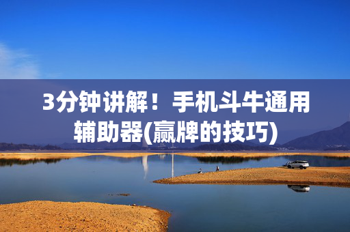 3分钟讲解！手机斗牛通用辅助器(赢牌的技巧)