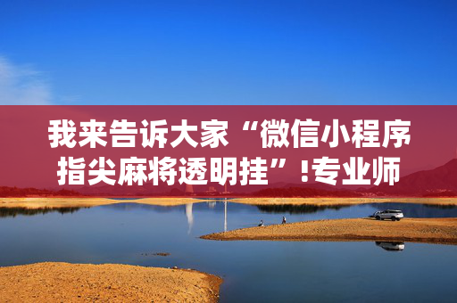 我来告诉大家“微信小程序指尖麻将透明挂”!专业师傅带你一起了解（详细教程）-抖音
