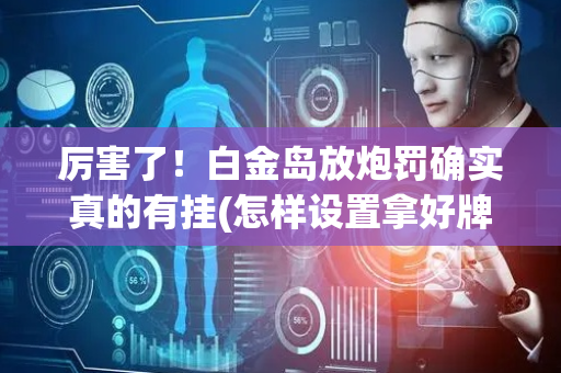 厉害了！白金岛放炮罚确实真的有挂(怎样设置拿好牌)