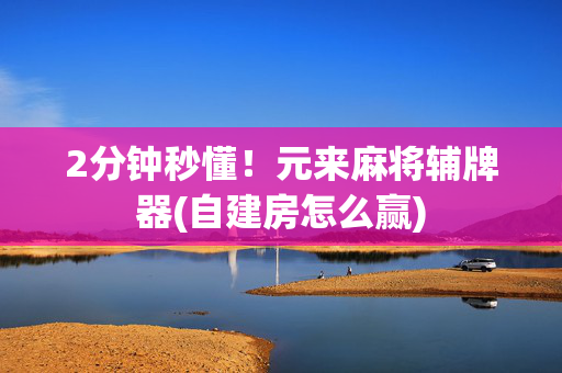 2分钟秒懂！元来麻将辅牌器(自建房怎么赢)