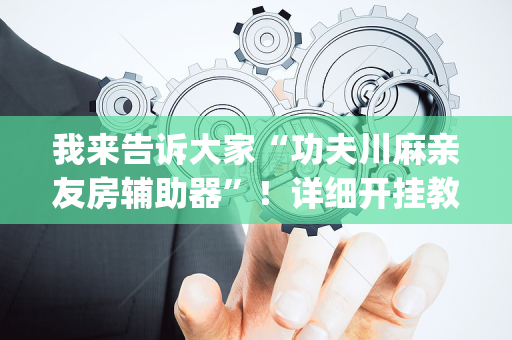 我来告诉大家“功夫川麻亲友房辅助器”！详细开挂教程（确实真的有挂)-抖音