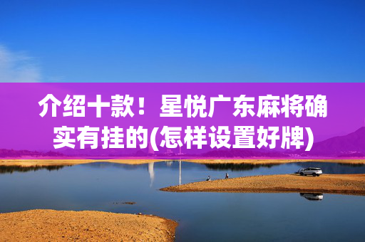 介绍十款！星悦广东麻将确实有挂的(怎样设置好牌)