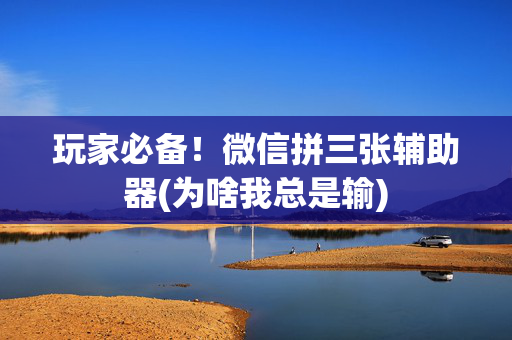 玩家必备！微信拼三张辅助器(为啥我总是输)