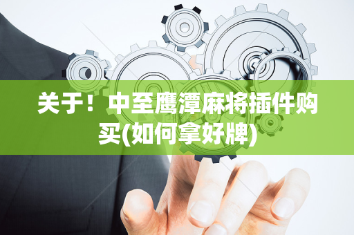 关于！中至鹰潭麻将插件购买(如何拿好牌)