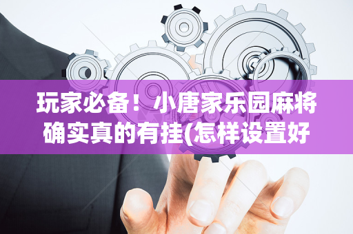 玩家必备！小唐家乐园麻将确实真的有挂(怎样设置好牌)