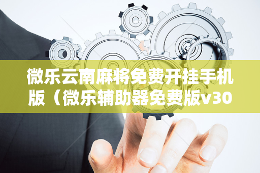 微乐云南麻将免费开挂手机版（微乐辅助器免费版v30）