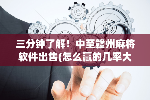 三分钟了解！中至赣州麻将软件出售(怎么赢的几率大)