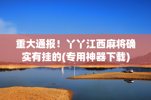重大通报！丫丫江西麻将确实有挂的(专用神器下载)