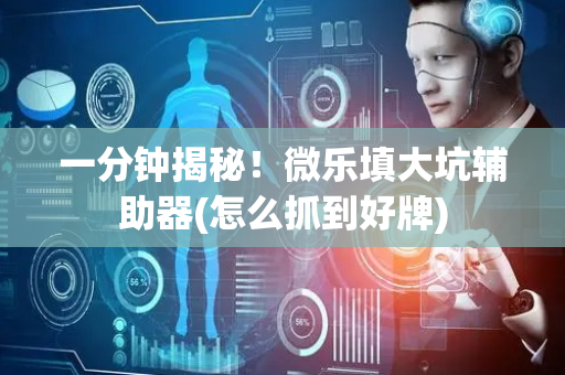 一分钟揭秘！微乐填大坑辅助器(怎么抓到好牌)