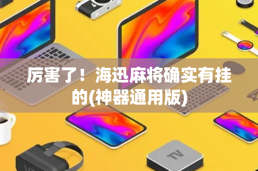 厉害了！海迅麻将确实有挂的(神器通用版)