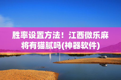 胜率设置方法！江西微乐麻将有猫腻吗(神器软件)