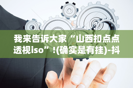 我来告诉大家“山西扣点点透视iso”!(确实是有挂)-抖音