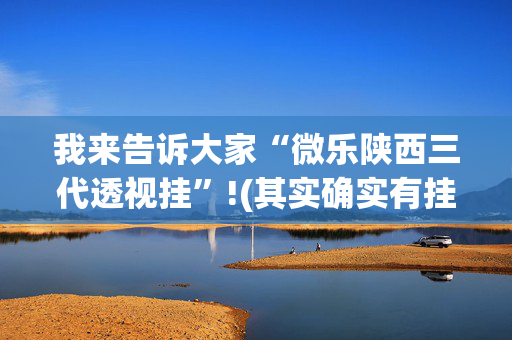 我来告诉大家“微乐陕西三代透视挂”!(其实确实有挂)-抖音
