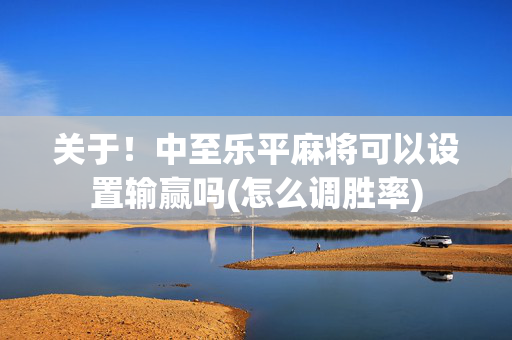 关于！中至乐平麻将可以设置输赢吗(怎么调胜率)
