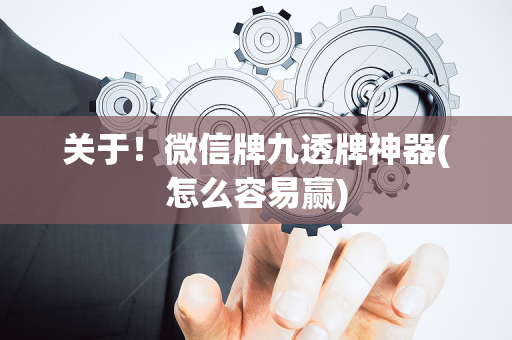 关于！微信牌九透牌神器(怎么容易赢)