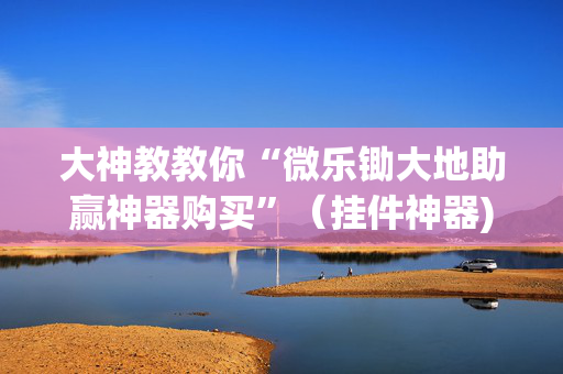 大神教教你“微乐锄大地助赢神器购买”（挂件神器)