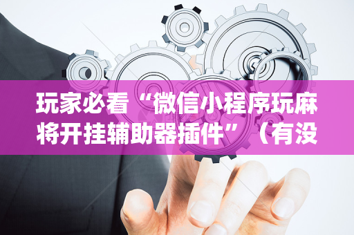 玩家必看“微信小程序玩麻将开挂辅助器插件”（有没有猫腻)