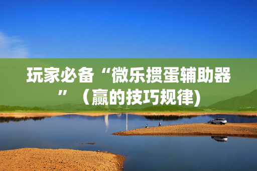 玩家必备“微乐掼蛋辅助器”（赢的技巧规律)