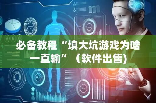 必备教程“填大坑游戏为啥一直输”（软件出售)
