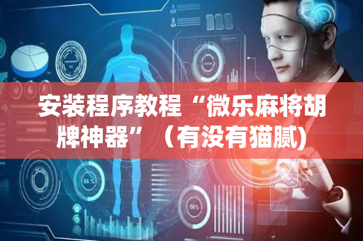 安装程序教程“微乐麻将胡牌神器”（有没有猫腻)