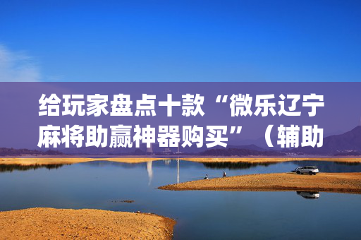 给玩家盘点十款“微乐辽宁麻将助赢神器购买”（辅助神器免费)