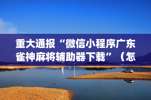 重大通报“微信小程序广东雀神麻将辅助器下载”（怎么让系统给自己好牌)