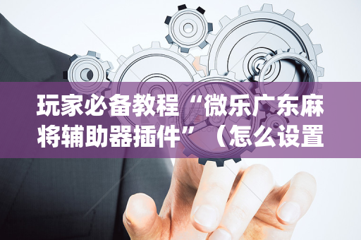 玩家必备教程“微乐广东麻将辅助器插件”（怎么设置能有好牌)