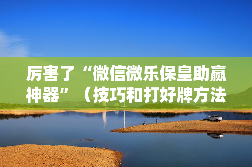 厉害了“微信微乐保皇助赢神器”（技巧和打好牌方法)