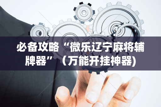 必备攻略“微乐辽宁麻将辅牌器”（万能开挂神器)